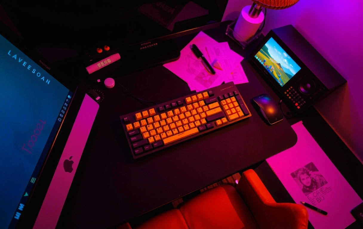 Creative workstation at Xalivivq Studios